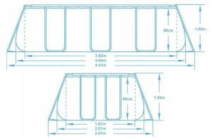 Bestway Basen stelażowy Power Steel 404x201cm 16w1 (56441) 4