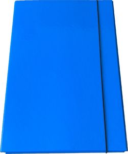 ADELANTE Teczka na gumkę A4 2cm tekturowa błękitna 1