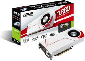 Karta graficzna Asus GeForce GTX 970 TURBO OC 4GB GDDR5 (256 bit) HDMI, 2x DVI, DP (TURBO-GTX970-OC-4GD5) 1