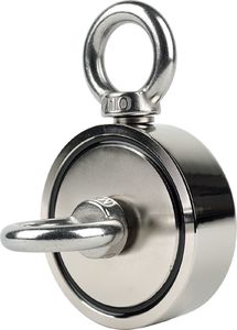 Sensei MAGNES NEODYMOWY 2x250 KG SENSEI N52 + 2 UCHWYTY 3