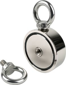 Sensei MAGNES NEODYMOWY 2x250 KG SENSEI N52 + 2 UCHWYTY 4