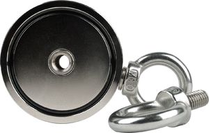 Sensei MAGNES NEODYMOWY 2x250 KG SENSEI N52 + 2 UCHWYTY 5