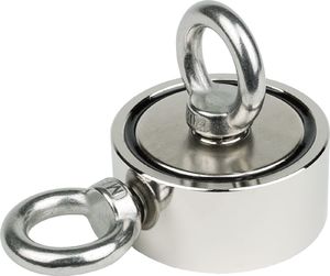 Sensei MAGNES NEODYMOWY 2x150 KG SENSEI N52 + LINA 25 m 2