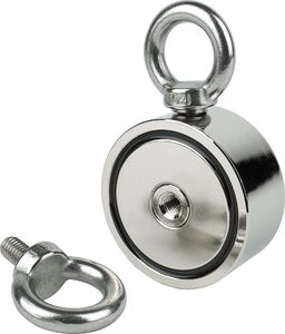 Sensei MAGNES NEODYMOWY 2x150 KG SENSEI N52 + LINA 25 m 4