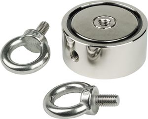 Sensei MAGNES NEODYMOWY 2x150 KG SENSEI N52 + LINA 25 m 6