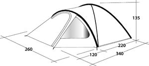 Namiot turystyczny Outwell Cloud 4 2