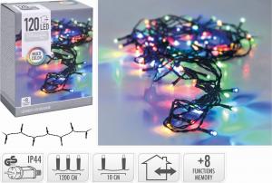 Lampki choinkowe 120 LED kolorowe 1