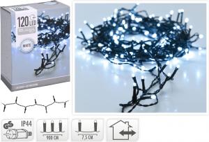 Lampki choinkowe 120 LED białe zimne 1