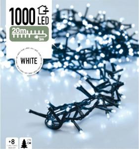 Lampki choinkowe 1000 LED białe zimne 1
