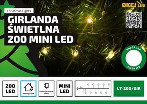 Lampki choinkowe Multimix.pl 200 LED czerwone 1