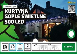 Lampki choinkowe Multimix.pl 500 LED czerwone 1