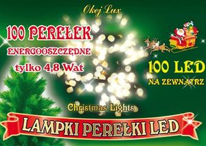 Lampki choinkowe Multimix.pl 100 LED białe ciepłe 1