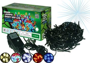 Lampki choinkowe Multimix.pl 500 LED białe zimne 1