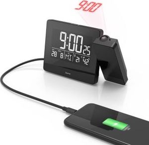 Hama ZEGAR Z PROJEKTOREM „PLUS CHARGE” 2