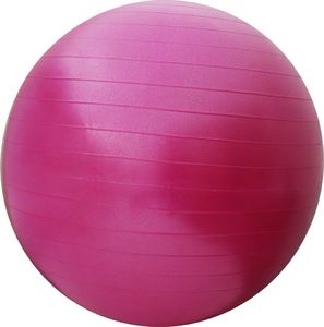 SportVida Piłka gimnastyczna pompka różowa 65cm 1