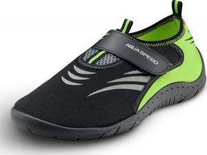 Aqua-Speed Buty do wody Obuwie plażowe czarno-zielone Rozmiar 42 3