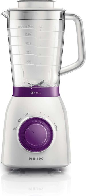 Blender kielichowy Philips biało-fioletowy HR2163/00 4