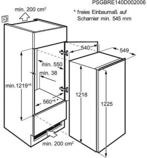 Lodówka Electrolux ERN2001FOW 2