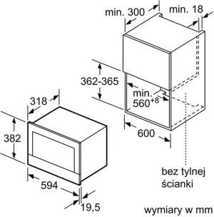Kuchenka mikrofalowa Bosch BFL634GS1 7
