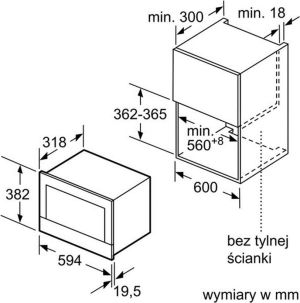 Kuchenka mikrofalowa Bosch BFR634GS1 7