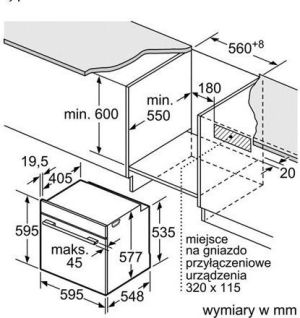 Piekarnik Bosch HBG634BS1 5