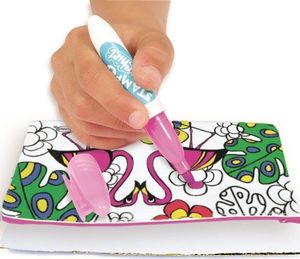 Piórnik Aladine do pokolorowania Flamingi 4