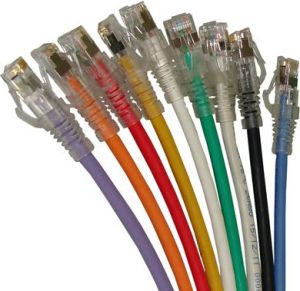 Molex PN Kabel krosowy, 568B, F/UTP, linka, PowerCat, C6A, LS0H, 2m, Czerwony (PCD-07001-0C) 1