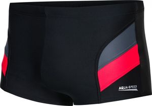 Aqua-Speed Spodenki pływackie ARON czarno-czerwone M-5XL Aqua Speed Rozmiar 4XL 1