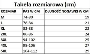 Aqua-Speed Spodenki pływackie ARON czarno-czerwone M-5XL Aqua Speed Rozmiar 4XL 3