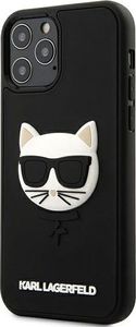 Karl Lagerfeld Etui Karl Lagerfeld Rubber Choupette HardCase 3D do iPhone 12 / iPhone 12 Pro czarne 2