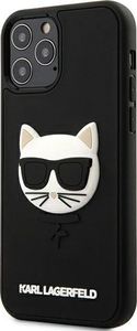 Karl Lagerfeld Etui Karl Lagerfeld Rubber Choupette HardCase 3D do iPhone 12 Pro Max czarne 2