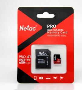 Karta Netac P500 Extreme Pro MicroSDHC 16 GB Class 10 U1 A1 V10 (NT02P500PRO-016G-R) 2