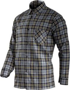 Lahti Pro KOSZULA FLANELOWA SZARA, 170G/M2, "S", CE, LAHTI 1