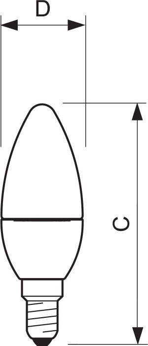 Philips CorePro LEDcandle, 3W, 2700K, E14 (78701300) 2