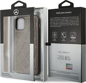 Mercedes Mercedes MEHCN61DIQBR iPhone 11 brązowy/brown hardcase Bow Line 7