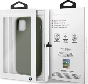 BMW Etui BMW BMHCN61SILMG iPhone 11 zielony/midnight green hardcase Silicone Signature 7