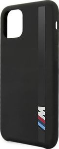 BMW Etui BMW BMHCN65SITLBK iPhone 11 Pro Max czarny/black hardcase Silicone Vertical Stripe 3