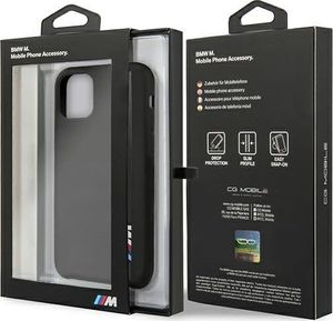 BMW Etui BMW BMHCN65SITLBK iPhone 11 Pro Max czarny/black hardcase Silicone Vertical Stripe 7