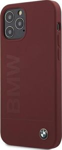 BMW Etui BMW BMHCP12LSLBLRE iPhone 12 Pro Max 6,7" czerwony/red hardcase Silicone Signature Logo 2