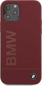 BMW Etui BMW BMHCP12LSLBLRE iPhone 12 Pro Max 6,7" czerwony/red hardcase Silicone Signature Logo 3