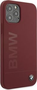 BMW Etui BMW BMHCP12LSLBLRE iPhone 12 Pro Max 6,7" czerwony/red hardcase Silicone Signature Logo 4