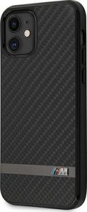 BMW Etui BMW BMHCP12SASCFBK iPhone 12 mini 5,4" czarny/black hardcase M Collection Carbon 2