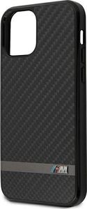 BMW Etui BMW BMHCP12SASCFBK iPhone 12 mini 5,4" czarny/black hardcase M Collection Carbon 3