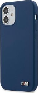 BMW Etui BMW BMHCP12SMSILNA iPhone 12 mini 5,4" niebieski/blue hardcase Silicone M Collection 2
