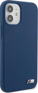 BMW Etui BMW BMHCP12SMSILNA iPhone 12 mini 5,4" niebieski/blue hardcase Silicone M Collection 4