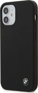 BMW Etui BMW BMHCP12SSILBK iPhone 12 mini 5,4" czarny/black hardcase Silicone Signature 2