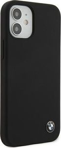 BMW Etui BMW BMHCP12SSILBK iPhone 12 mini 5,4" czarny/black hardcase Silicone Signature 4