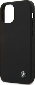 BMW Etui BMW BMHCP12SSILBK iPhone 12 mini 5,4" czarny/black hardcase Silicone Signature 6