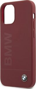 BMW Etui BMW BMHCP12SSLBLRE iPhone 12 mini 5,4" czerwony/red hardcase Silicone Signature Logo 6