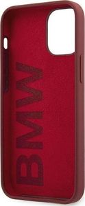 BMW Etui BMW BMHCP12SSLBLRE iPhone 12 mini 5,4" czerwony/red hardcase Silicone Signature Logo 7